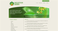 Desktop Screenshot of mountainherbs.uz