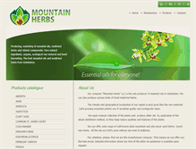 Tablet Screenshot of mountainherbs.uz